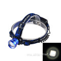 LED boleh dicas semula Headlamp Tinggi Zoom Obor Ketua